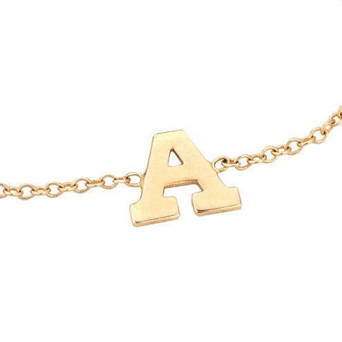 Diamond Initial Bracelet – Ariana Rabbani