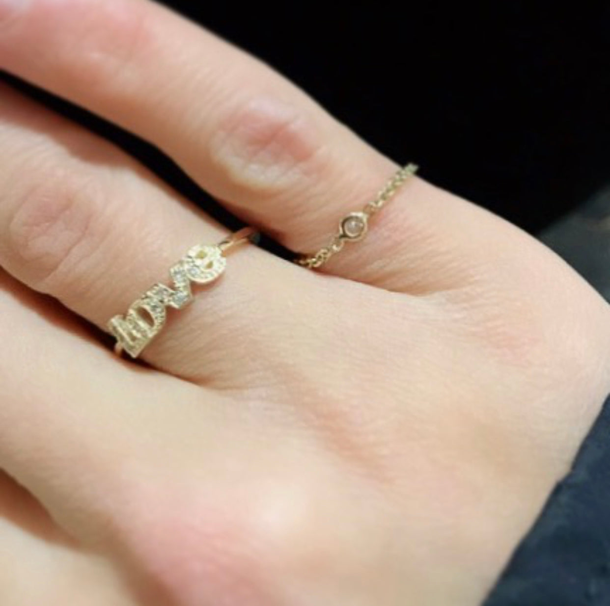 Ariana rabbani 2025 14k diamond ring
